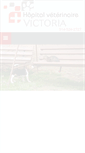 Mobile Screenshot of hopitalveterinairevictoria.com